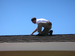 roof inspecting